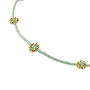 Flourish Aventurine Necklace Gold Colored