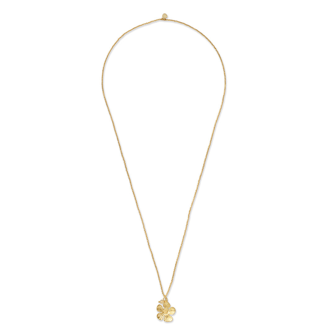 Paradise Citrien Goudkleurige Ketting