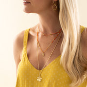 Paradise Citrine Necklace Gold Colored