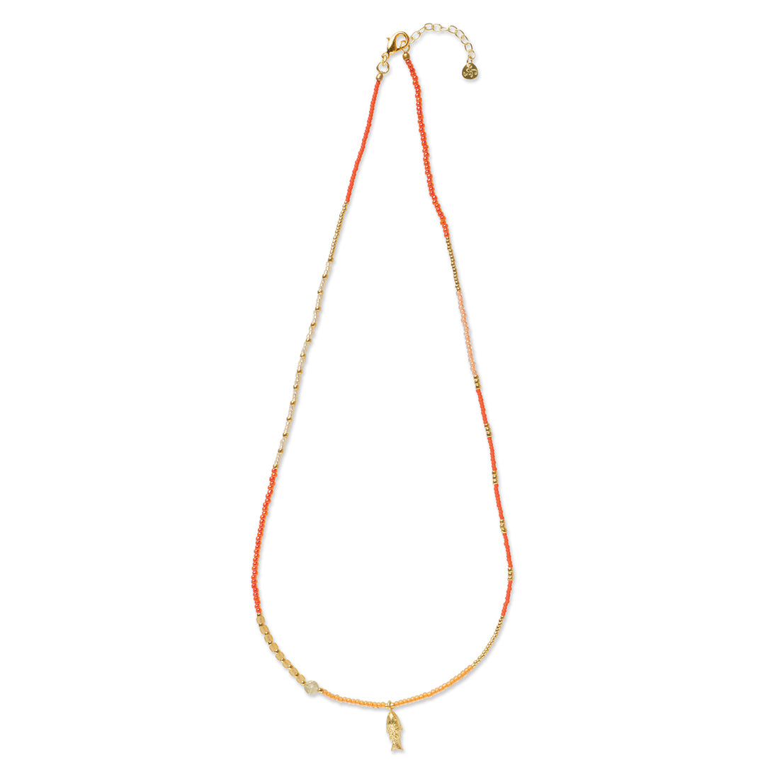 Adventurous Citrin goldfarbige Halskette