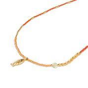 Adventurous Citrin goldfarbige Halskette