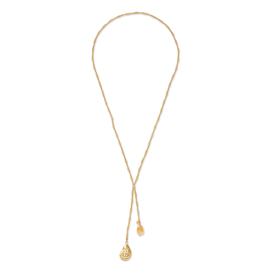 Entire Citrien Goudkleurige Ketting