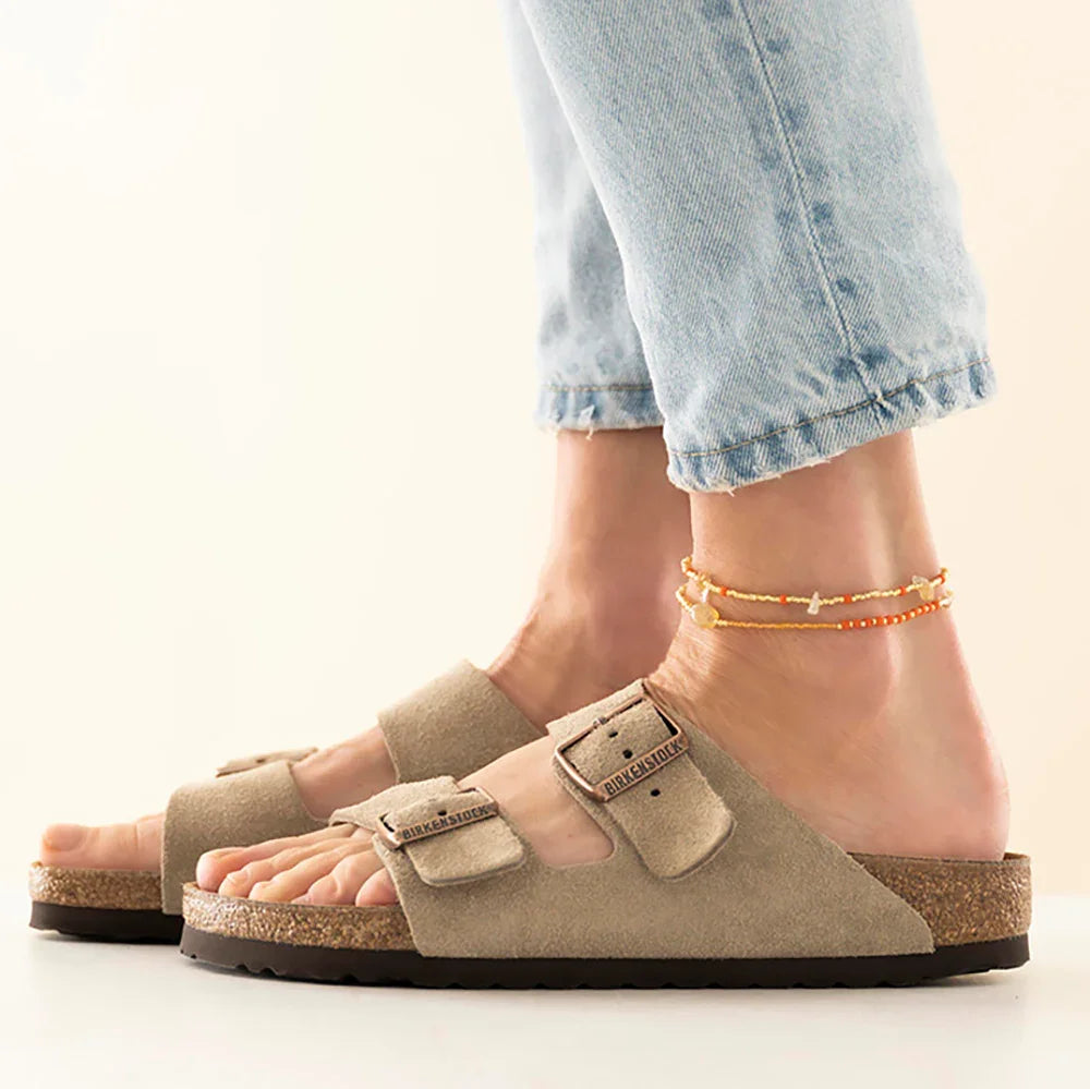 Thoughtful Citrien Goudkleurig Enkelbandje