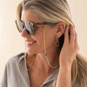 Unified Aventurijn Goudkleurige Brillenkoord