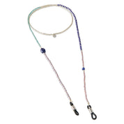 Unified Lapis Lazuli Zilverkleurige Brillenkoord