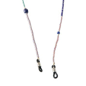 Unified Lapis Lazuli Zilverkleurige Brillenkoord