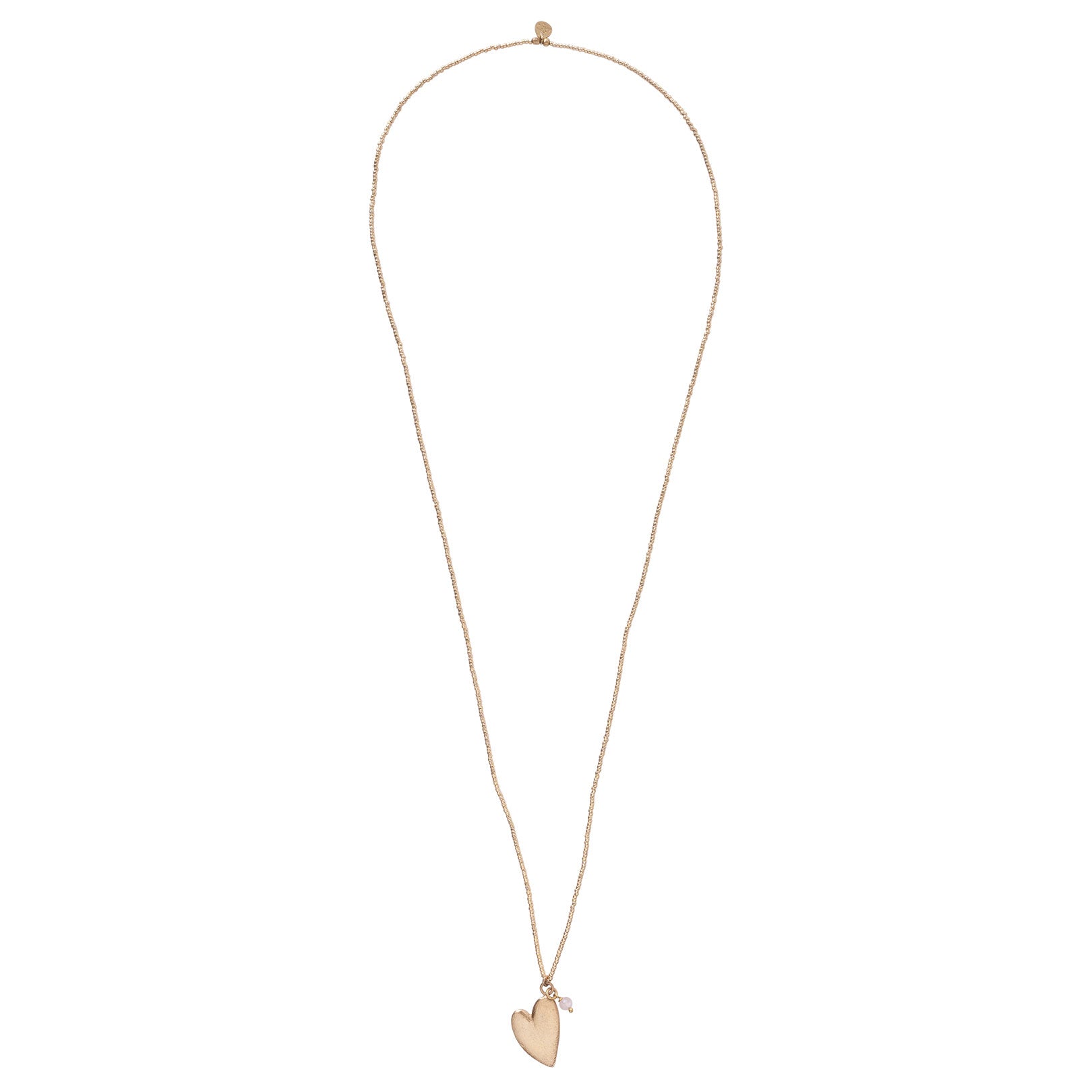 Paradise Rozenkwarts Goudkleurige Ketting