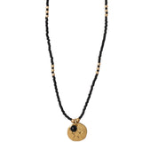 Timeless Zwarte Onyx Goudkleurige Ketting