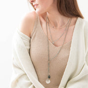 Timeless Labradoriet Zilverkleurige Ketting