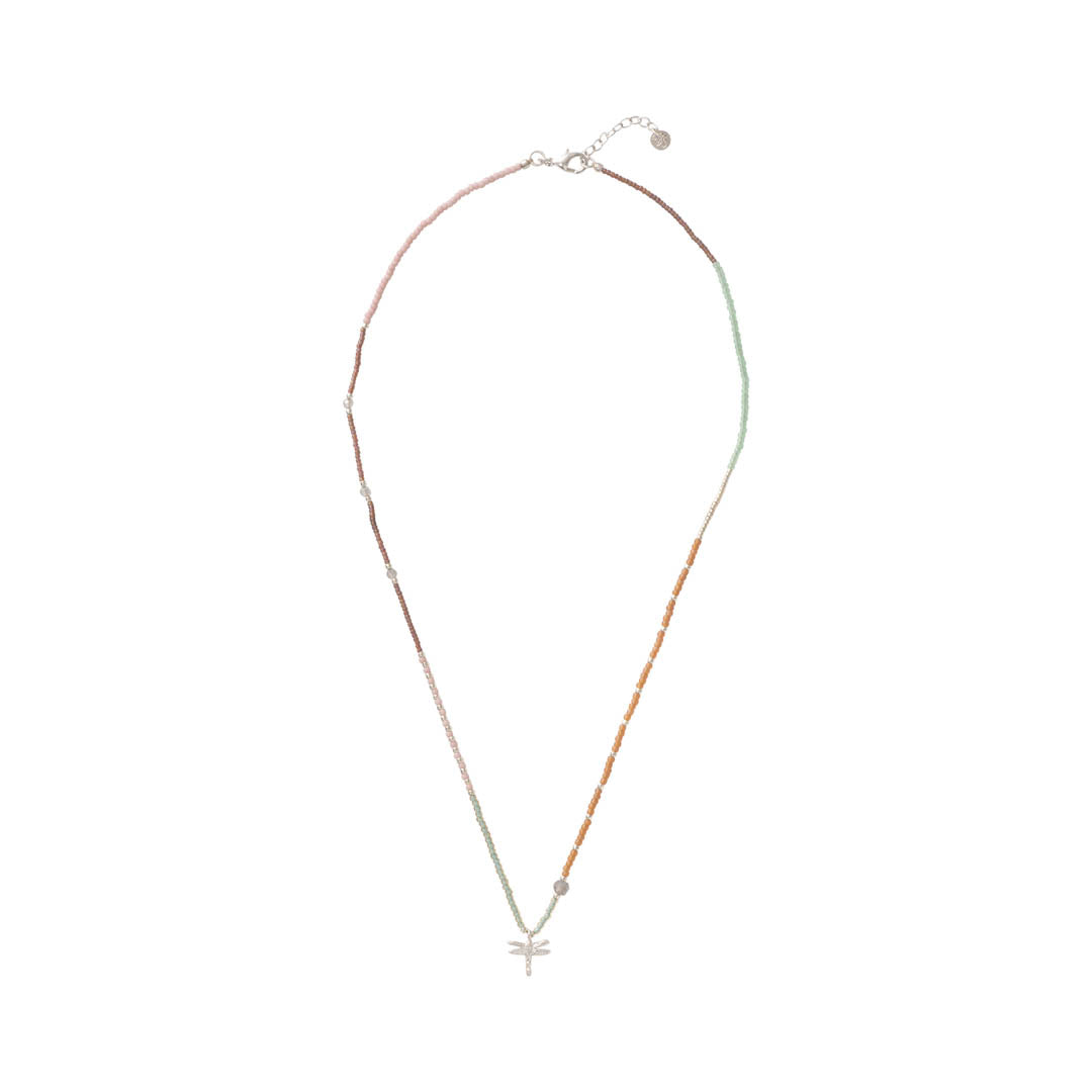 Feel Labradoriet Zilverkleurige Ketting