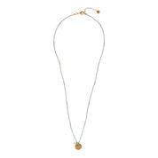 Timeless Blauwe Agaat Goudkleurige Ketting