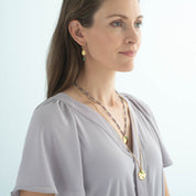 Prayer Aventurin goldfarbige Halskette