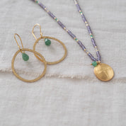 Prayer Aventurin goldfarbige Halskette