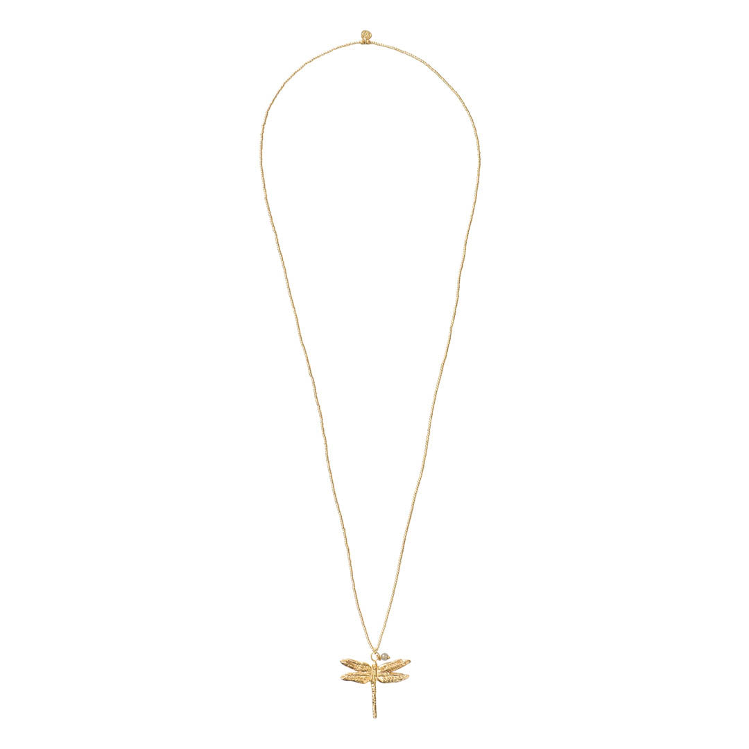 Paradise Labradoriet Goudkleurige Ketting