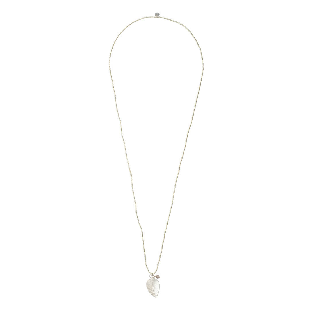 Paradise Rookkwarts Zilver Ketting