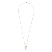 Paradise Rookkwarts Zilver Ketting