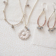 Paradise Labradorite Silver Colored Necklace