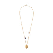 Courage Lapislazuli goldfarbige Halskette