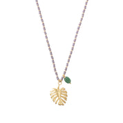 Fantasy Aventurin goldfarbige Halskette