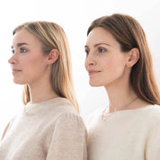 Edelsteenkaart Ketting You & Me Rozenkwarts Goud