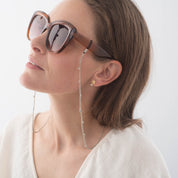 Trust Labradorit silberfarbige Brillenkette