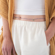 Festival Aventurijn Goudkleurige Body chain