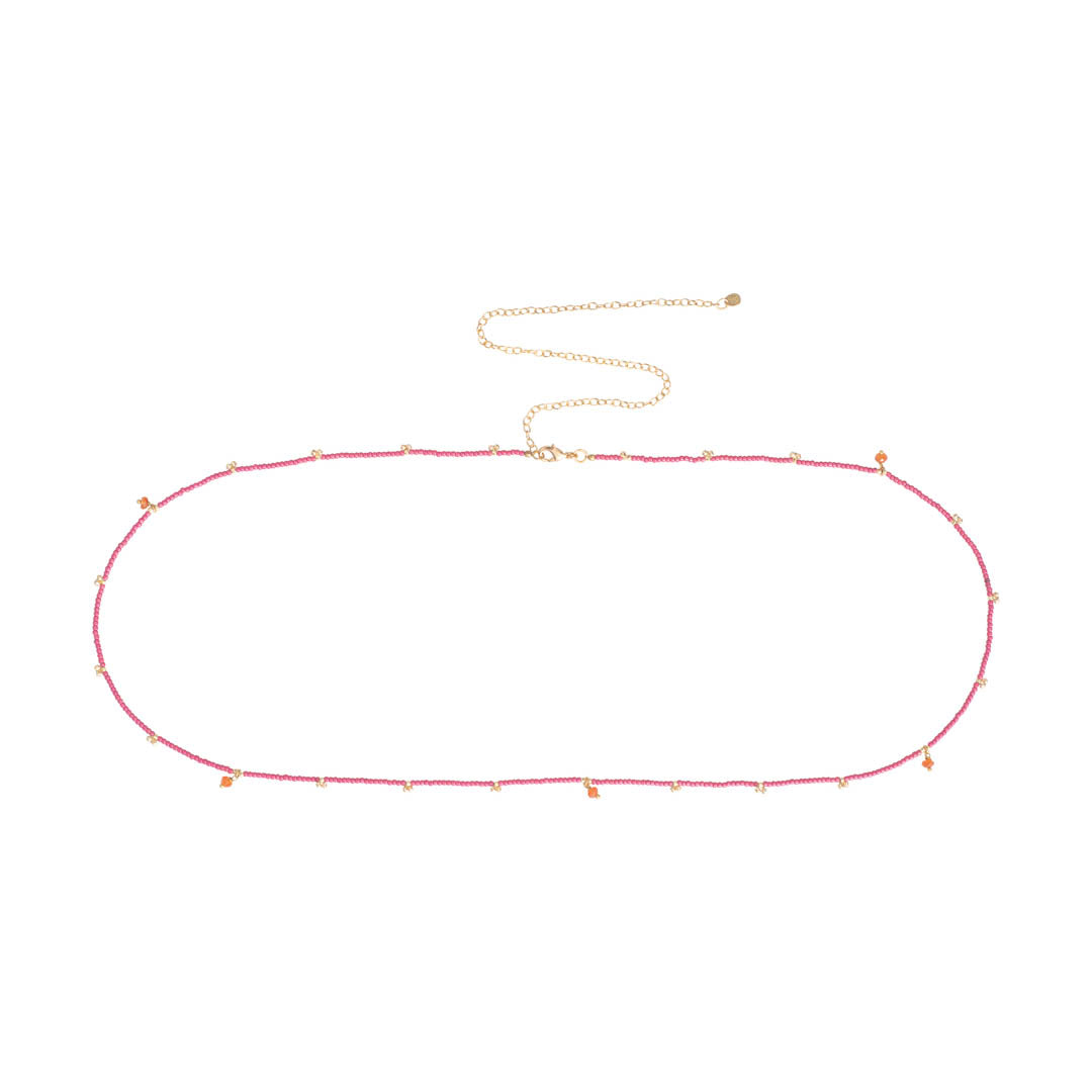 Festival Carneool Goudkleurige Body chain