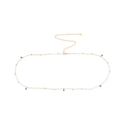 Festival Lapis Lazuli Goudkleurige Body Chain