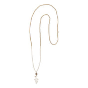 Blessing Rauchquarz Silber Halskette