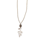 Blessing Rauchquarz Silber Halskette