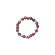 Dedicated Granaat Goudkleurige Ring