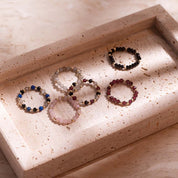 Dedicated Granaat Goudkleurige Ring