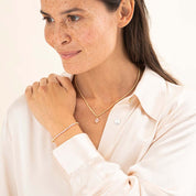 Geschenkset Love Rosenquarz Vergoldet