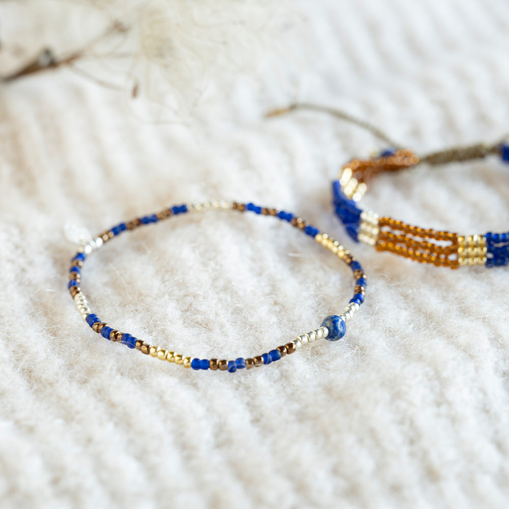 Sensible Lapislazuli Armband 