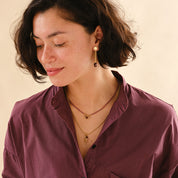 Empathy Labradoriet Granaat Ketting