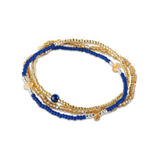 Balanced Citrin Lapislazuli Armband 