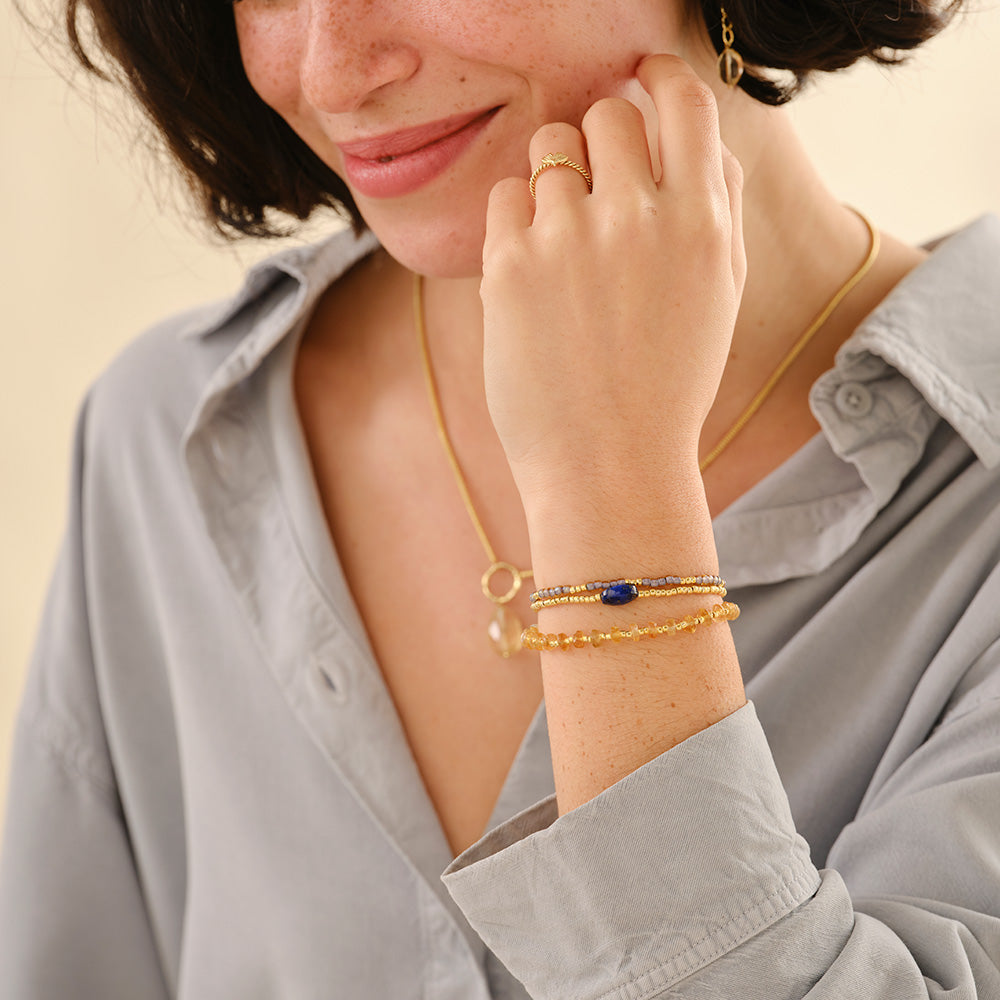 Identity Lapis Lazuli Bracelet