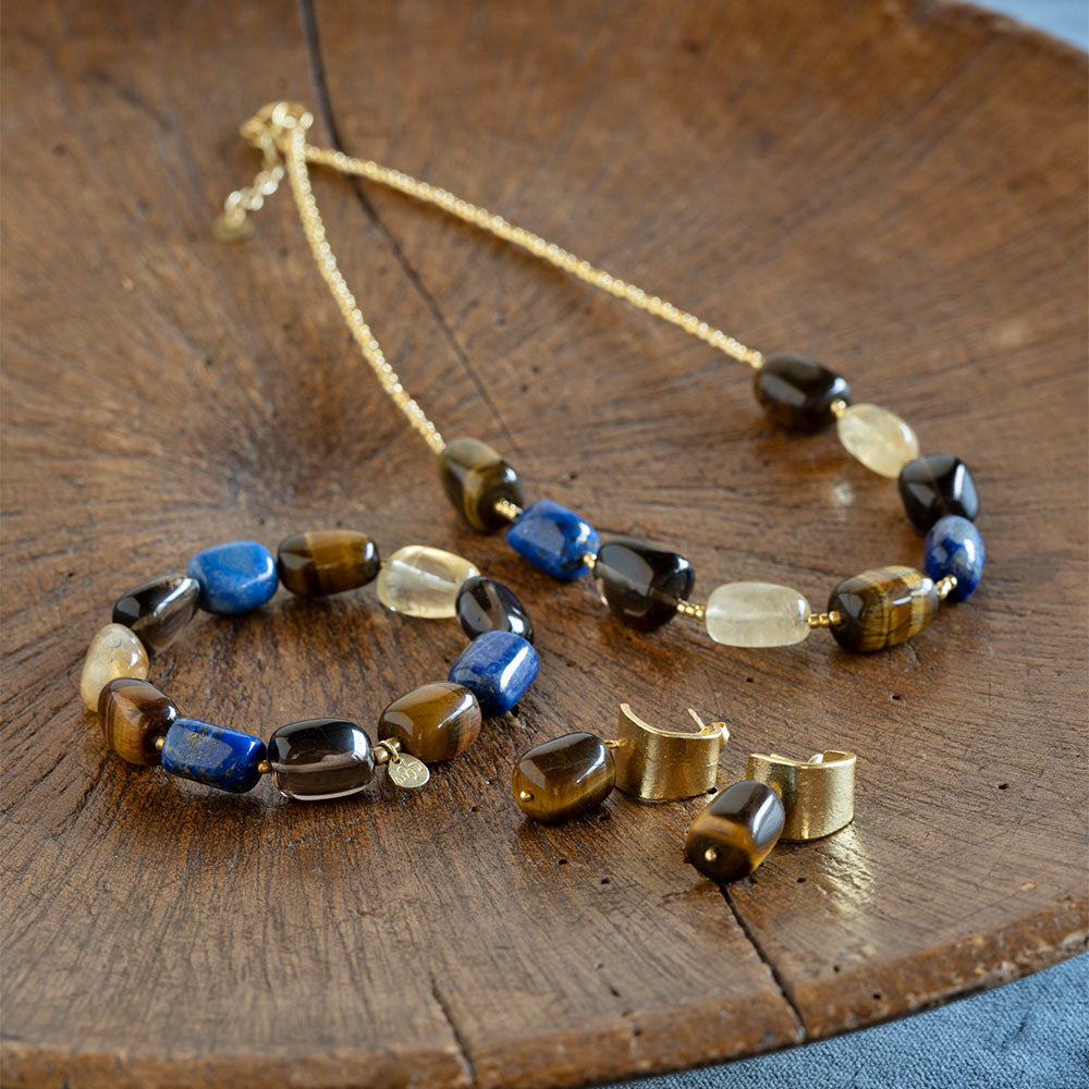 Worthy Tijgeroog Mix Armband