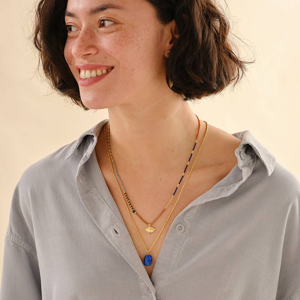 Adventurous Lapislazuli Halskette 