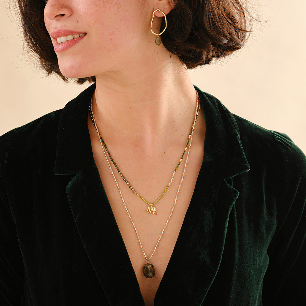 Adventurous Labradoriet Ketting