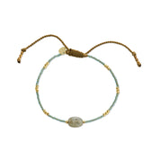 Wanting Labradorit Armband Goldfarben