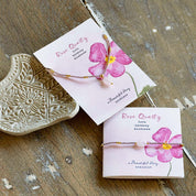 Wanting Rose Quartz Bracelet Gold Colored