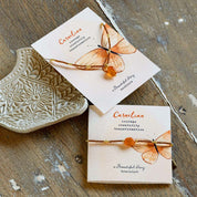 Wanting Karneol Armband Goldfarben