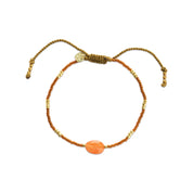 Wanting Karneol Armband Goldfarben