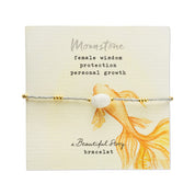 Wanting Moonstone Bracelet Gold Colored