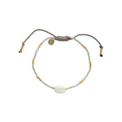 Wanting Moonstone Bracelet Gold Colored