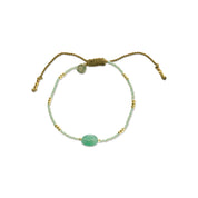 Wanting Aventurin Armband Goldfarben