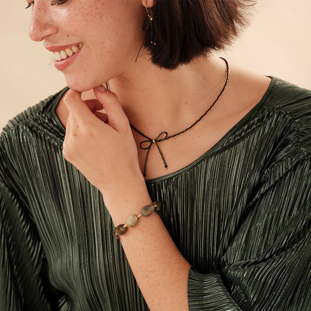 Spectacular Labradorit Armband