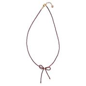 Wishful Zwarte Onyx Roodkleurige Ketting