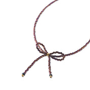 Wishful Zwarte Onyx Roodkleurige Ketting